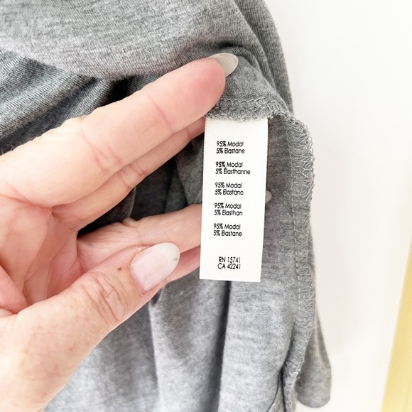 PJ Salvage Grey Top with Lace - Picture 10 of 10